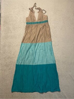 BCBG maxi halter sundress
